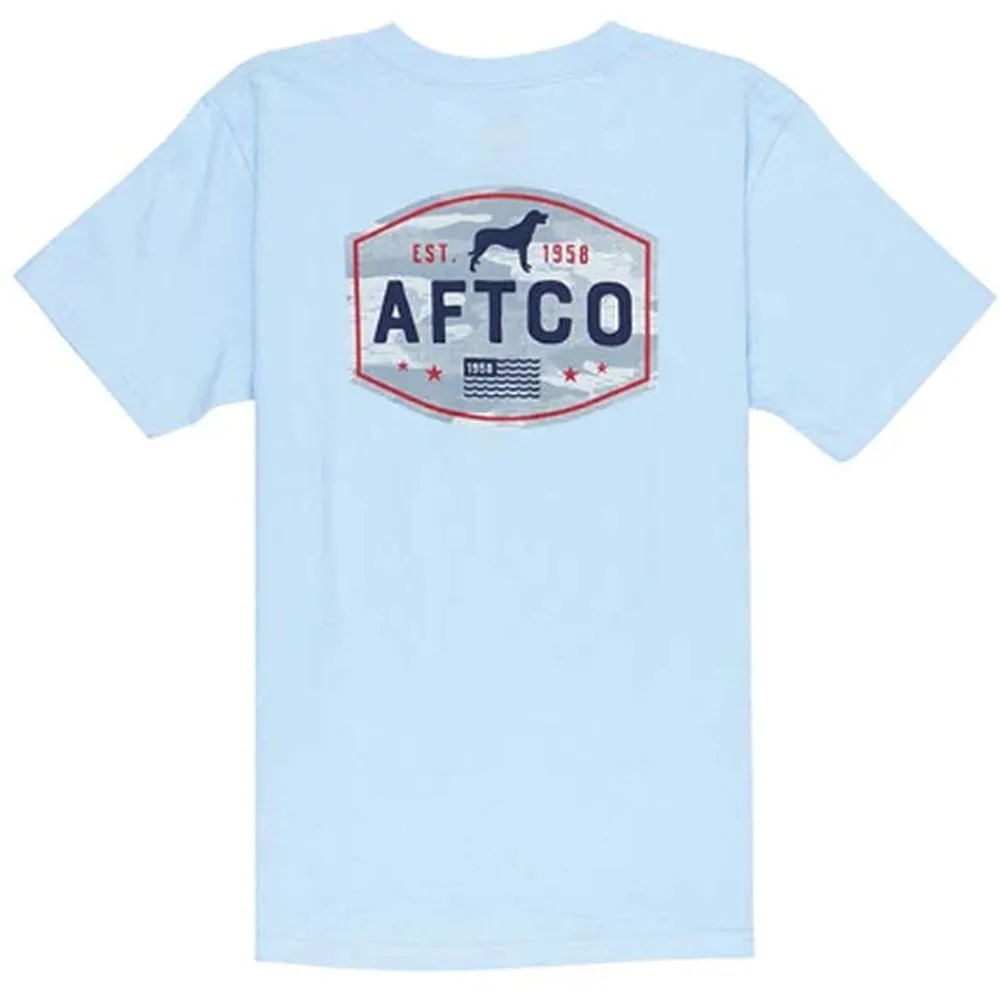 AFTCO Boys' Best Friend Short Sleeve Tee