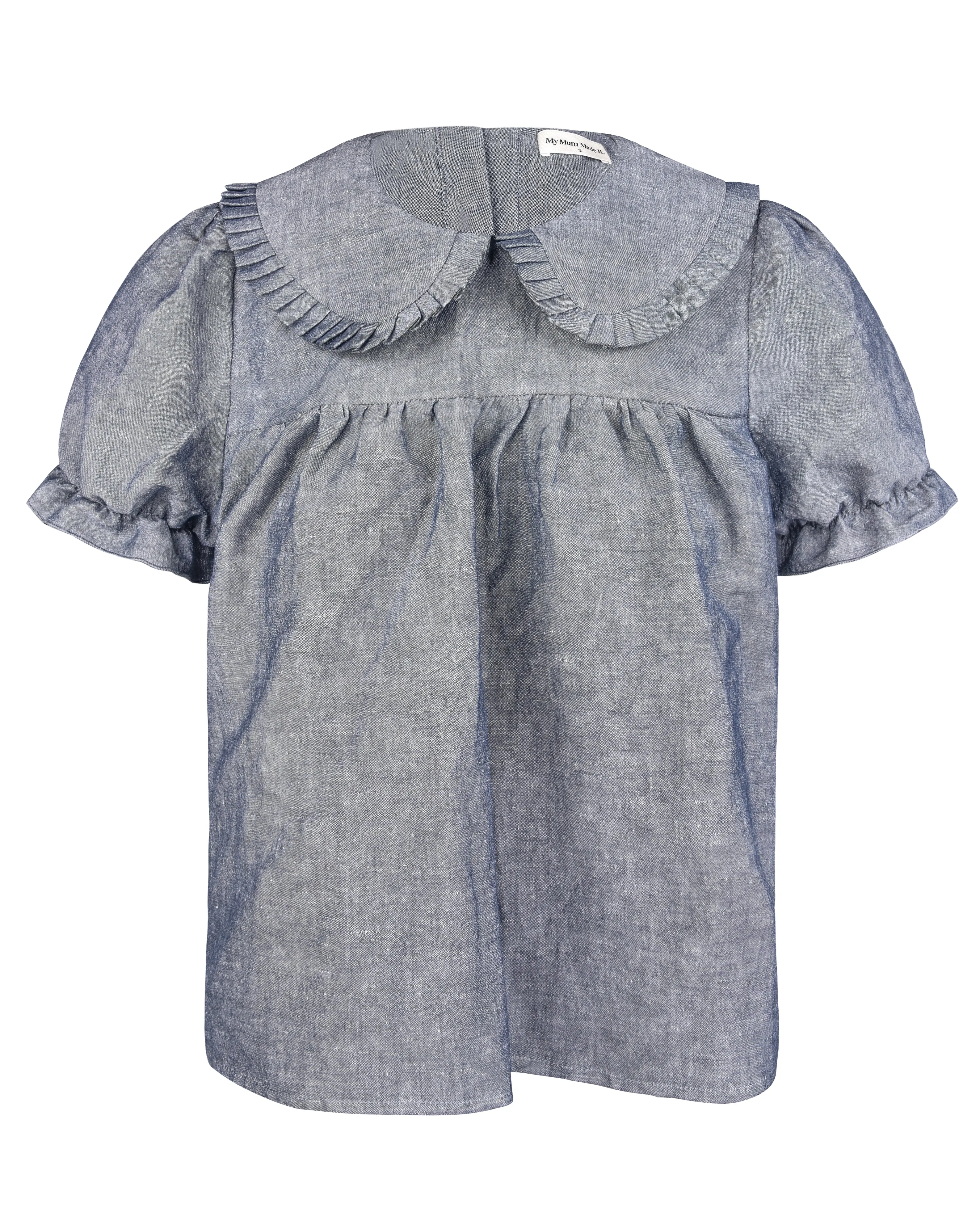 Babydoll Blouse - Denim Blue