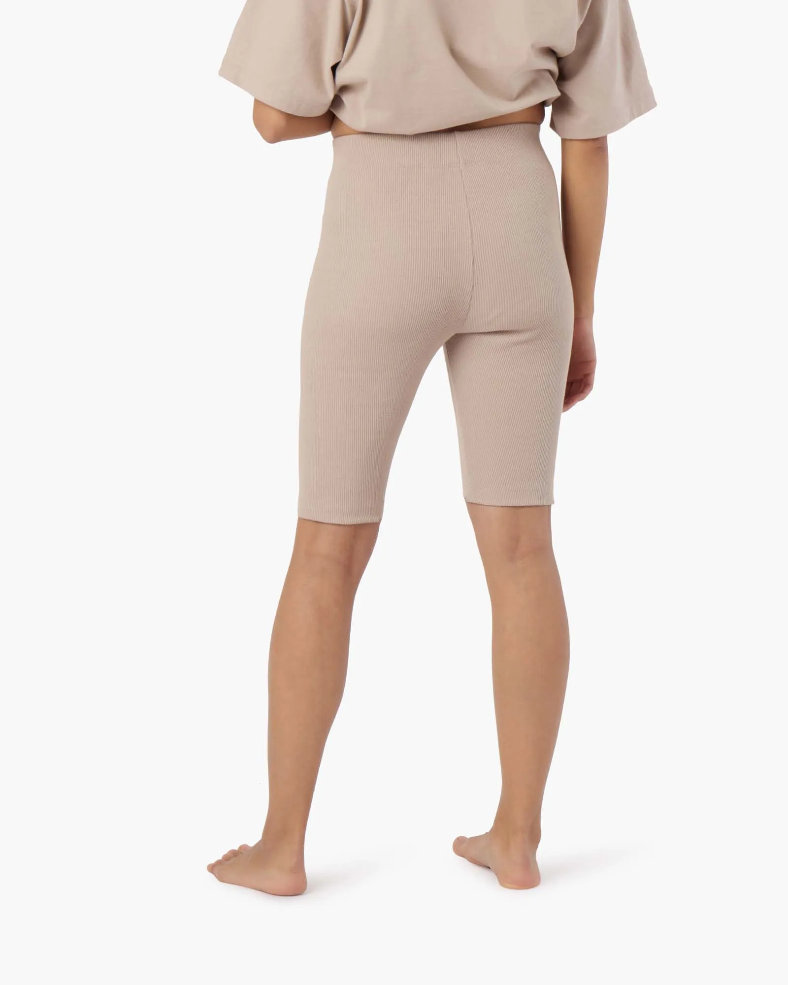 Biker Short - Sandy Taupe