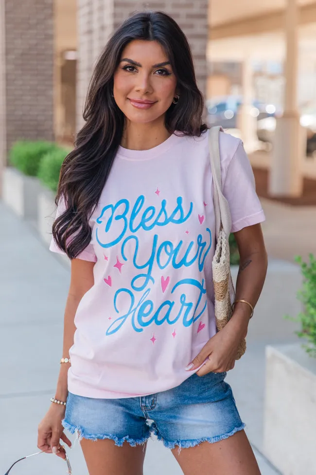 Bless Your Heart Blossom Comfort Colors Graphic Tee