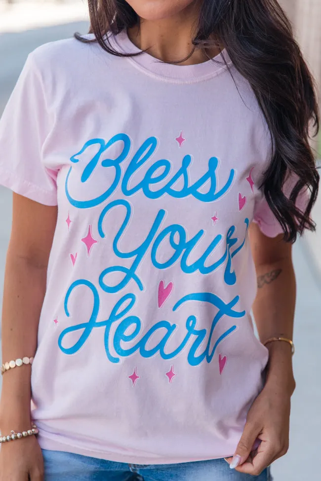 Bless Your Heart Blossom Comfort Colors Graphic Tee