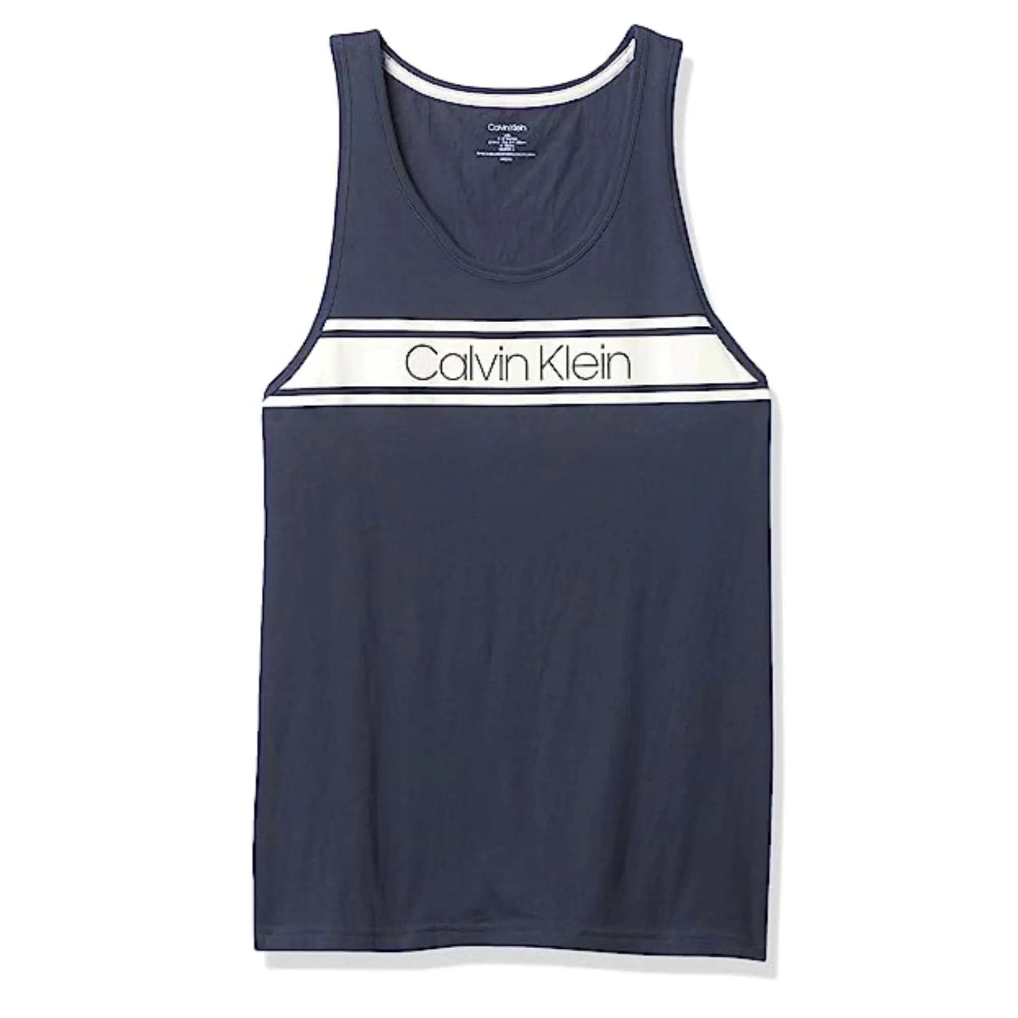 Calvin Klein Men's Vibration Logo Graphic Print Casual Active Tank Top