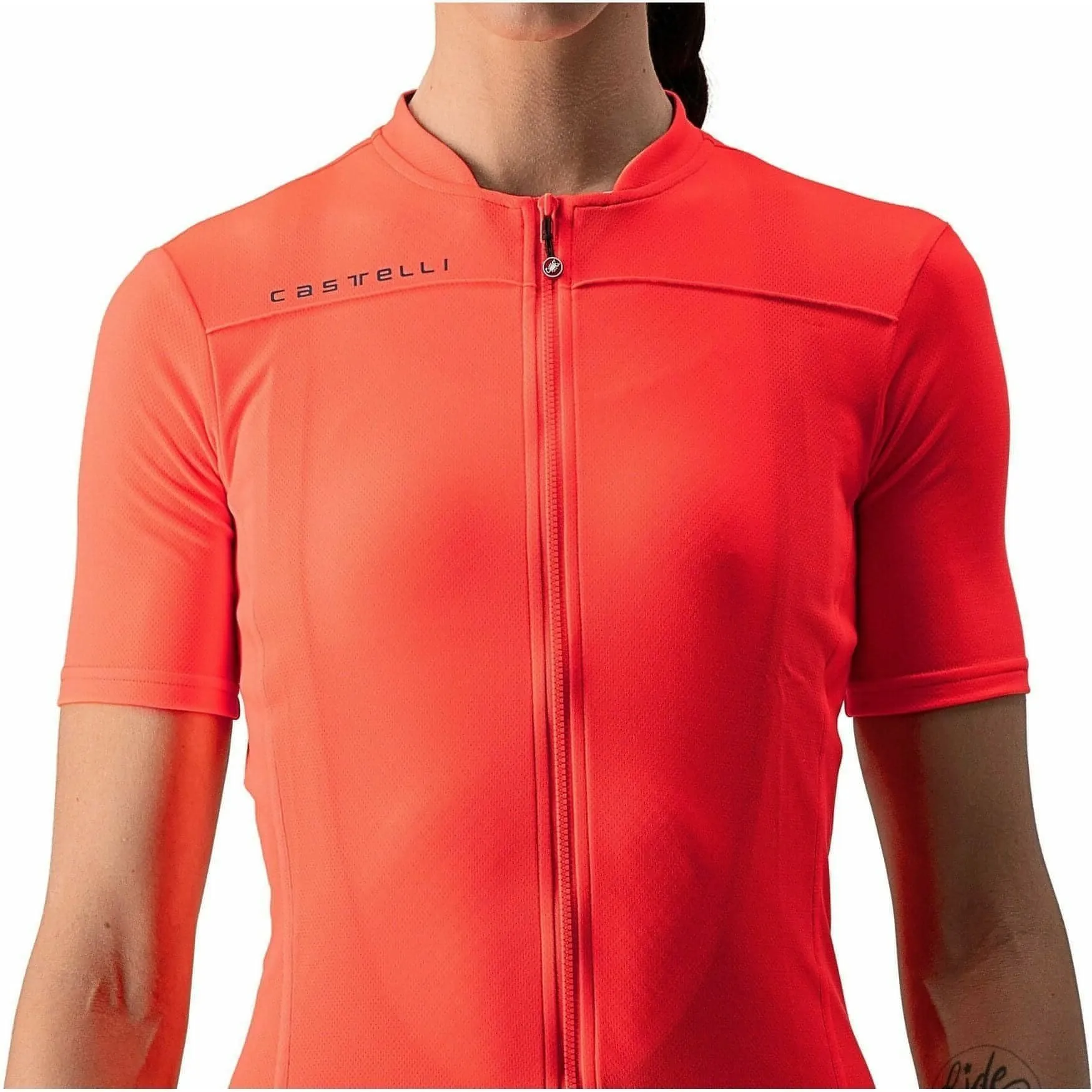 Castelli Anima 3 Short Sleeve Womens Cycling Jersey - Pink