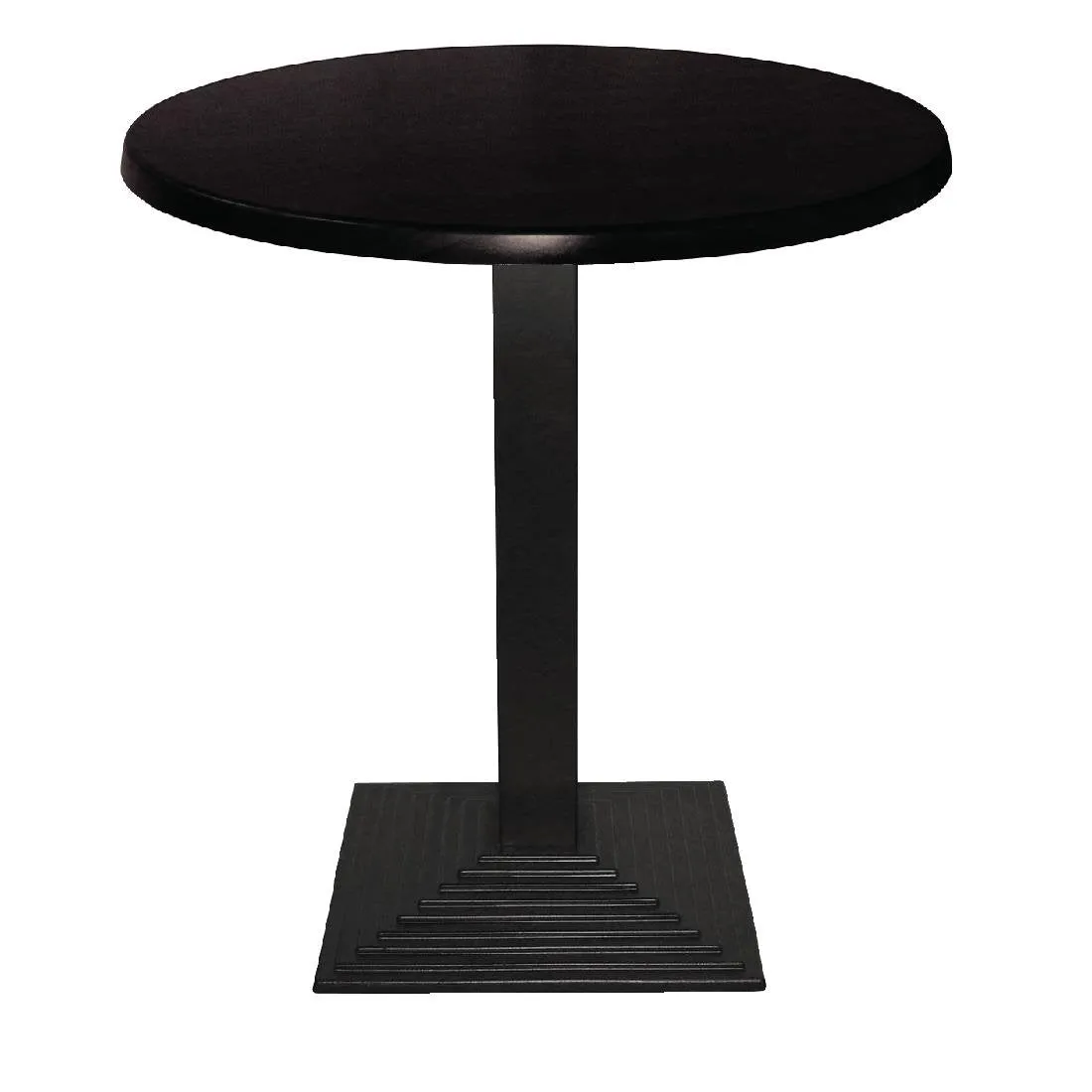 CC513 Werzalit Pre-drilled Round Table Top Black 800mm