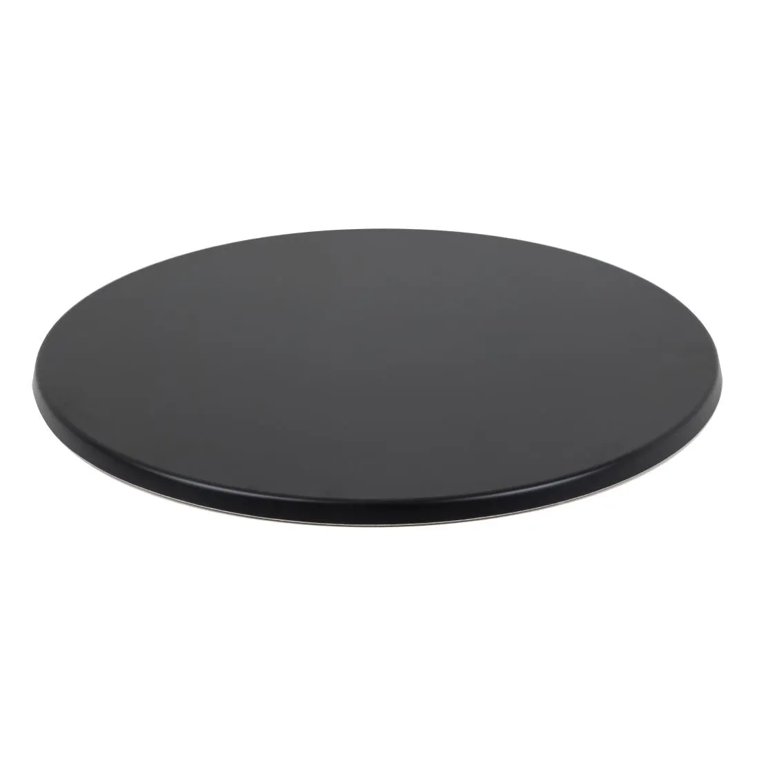 CC513 Werzalit Pre-drilled Round Table Top Black 800mm