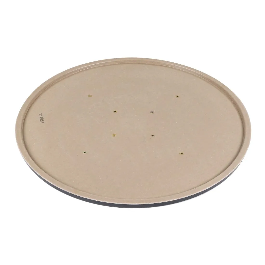 CC513 Werzalit Pre-drilled Round Table Top Black 800mm