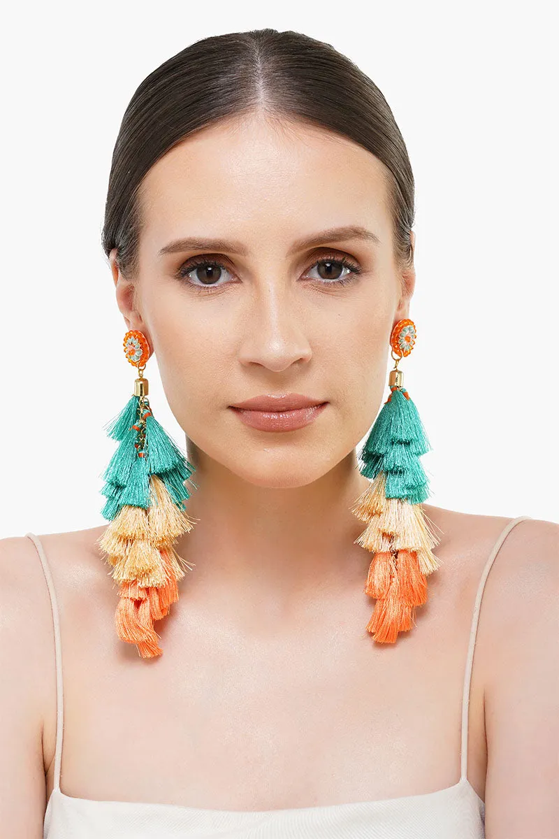 Charming Tassels Hanging Earrings