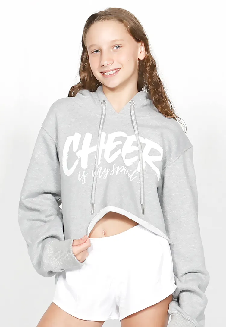 Cheer is My Sport Crop Hoodie