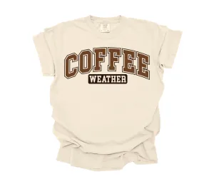 Coffee Weather - Adult Graphic Comfort Colors T-shirt