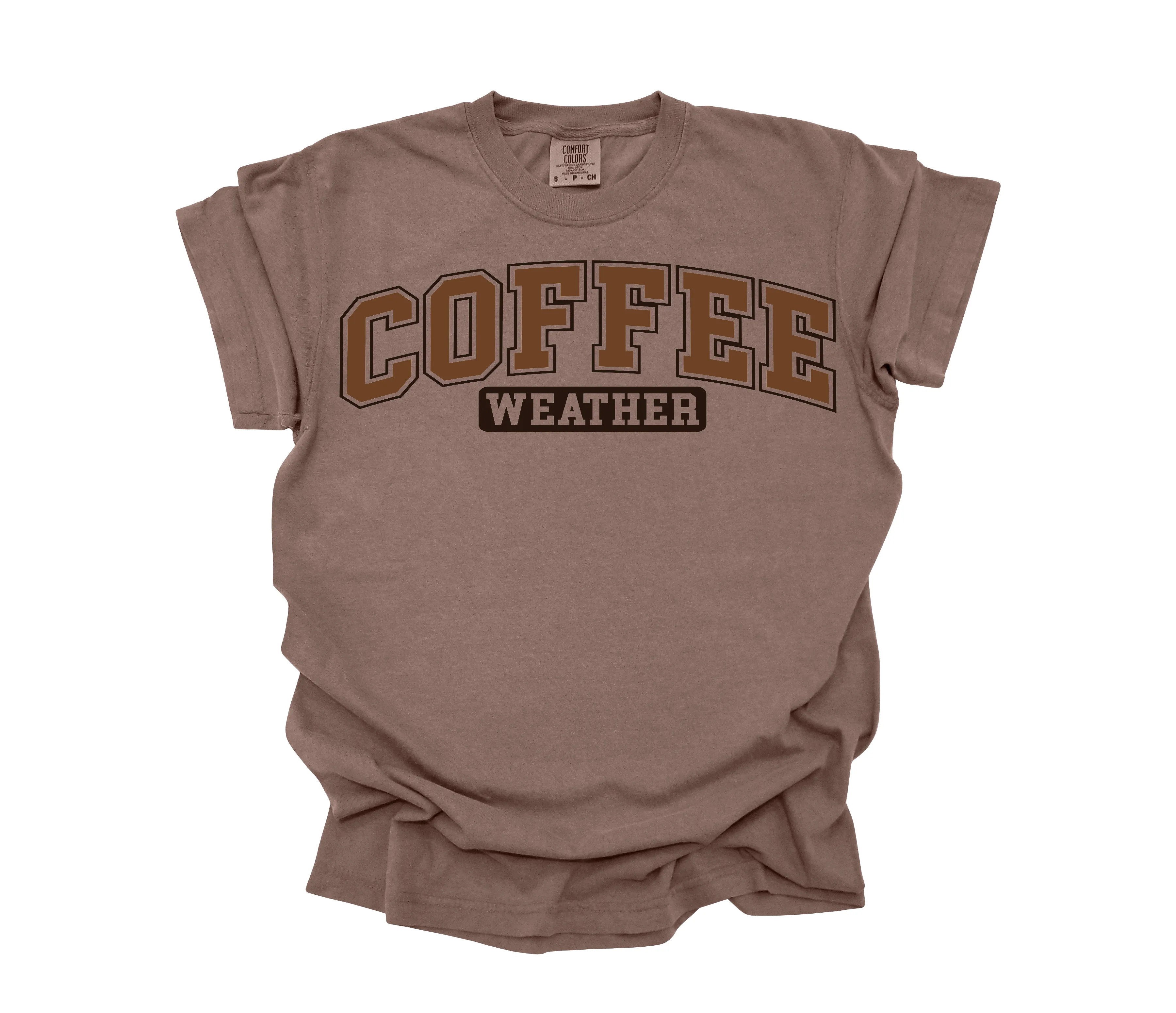 Coffee Weather - Adult Graphic Comfort Colors T-shirt