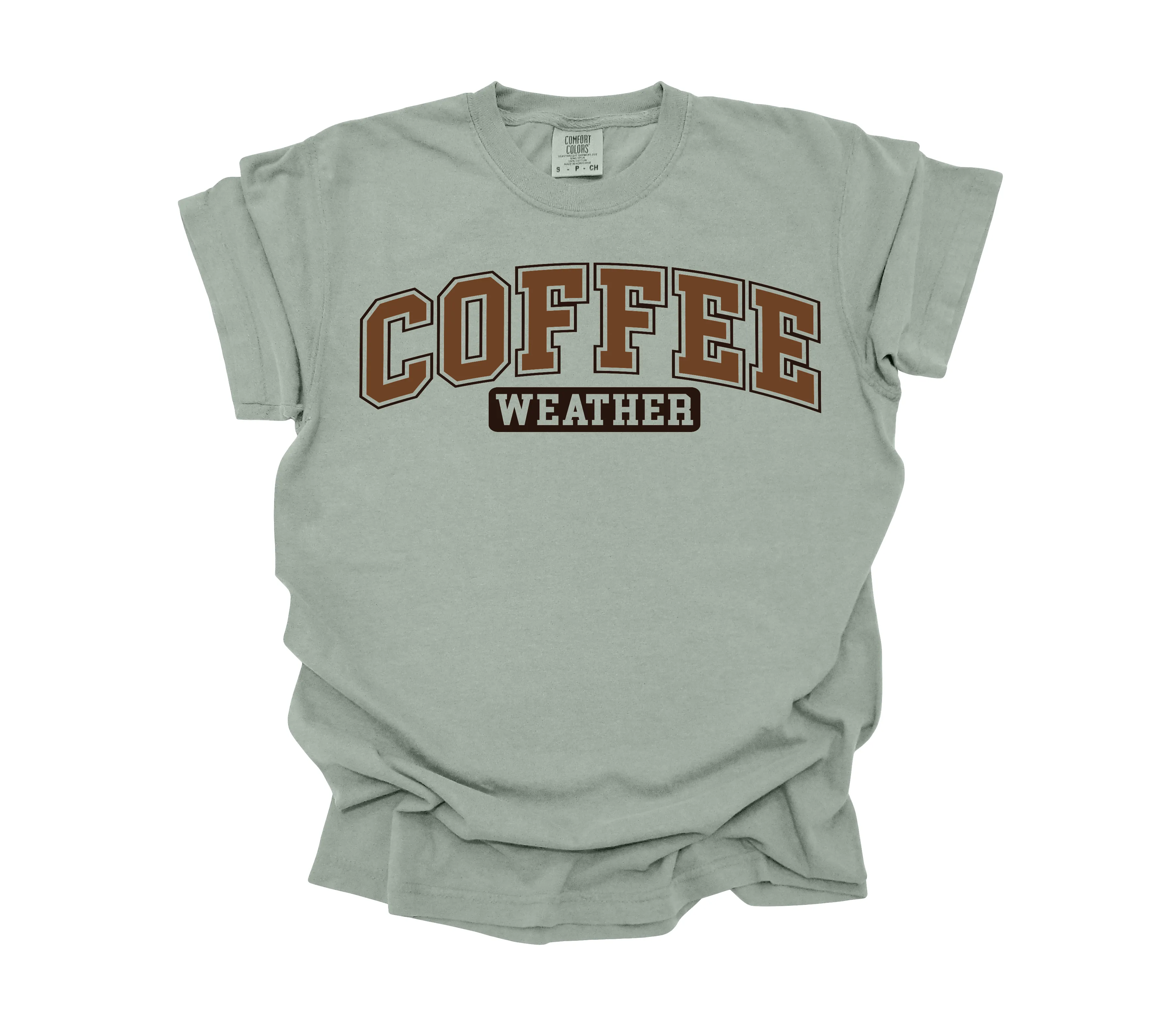 Coffee Weather - Adult Graphic Comfort Colors T-shirt