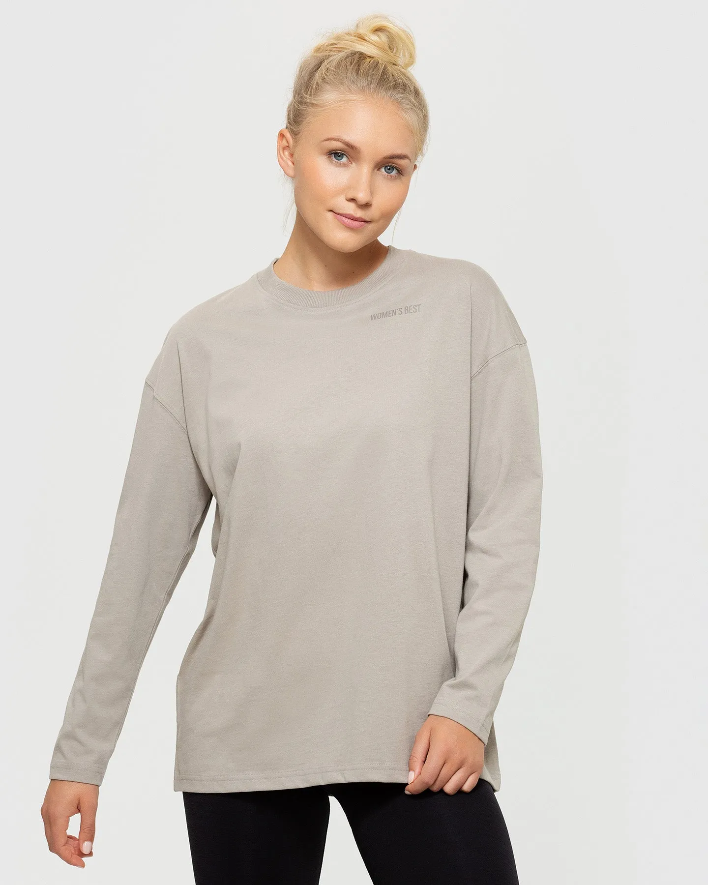 Comfort Oversized Long Sleeve T-Shirt | Buff