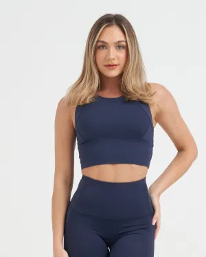 Core Trainer Britney Active Crop - Navy