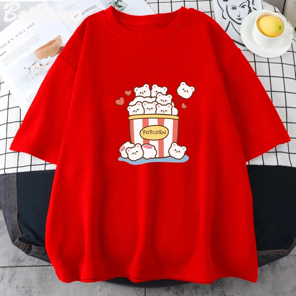 Cute Popcorn Bears T-Shirt