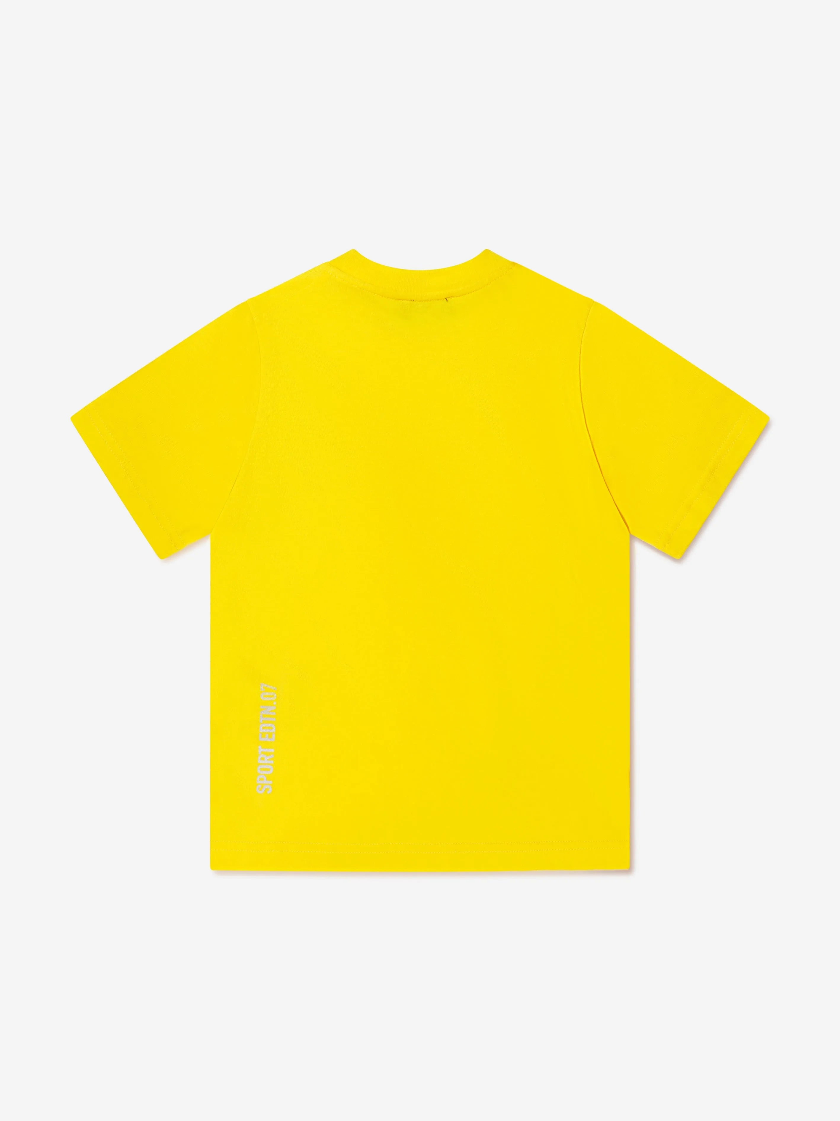 Dsquared2 Kids Sports Edition.07 T-Shirt In Yellow