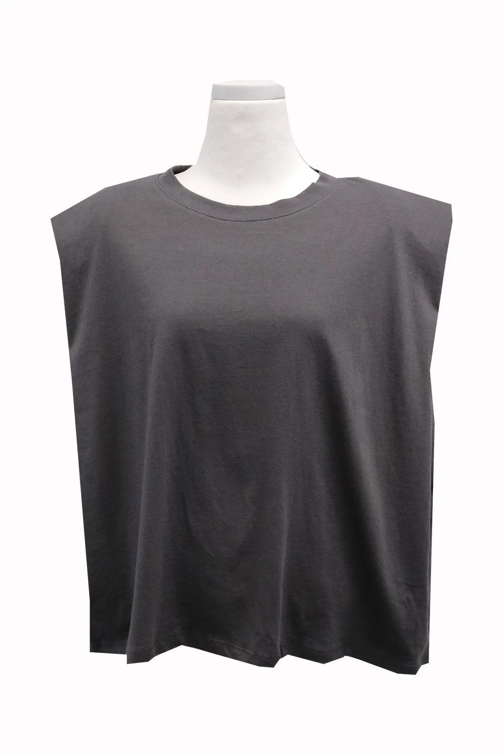 Elena Padded Shoulder T-shirt