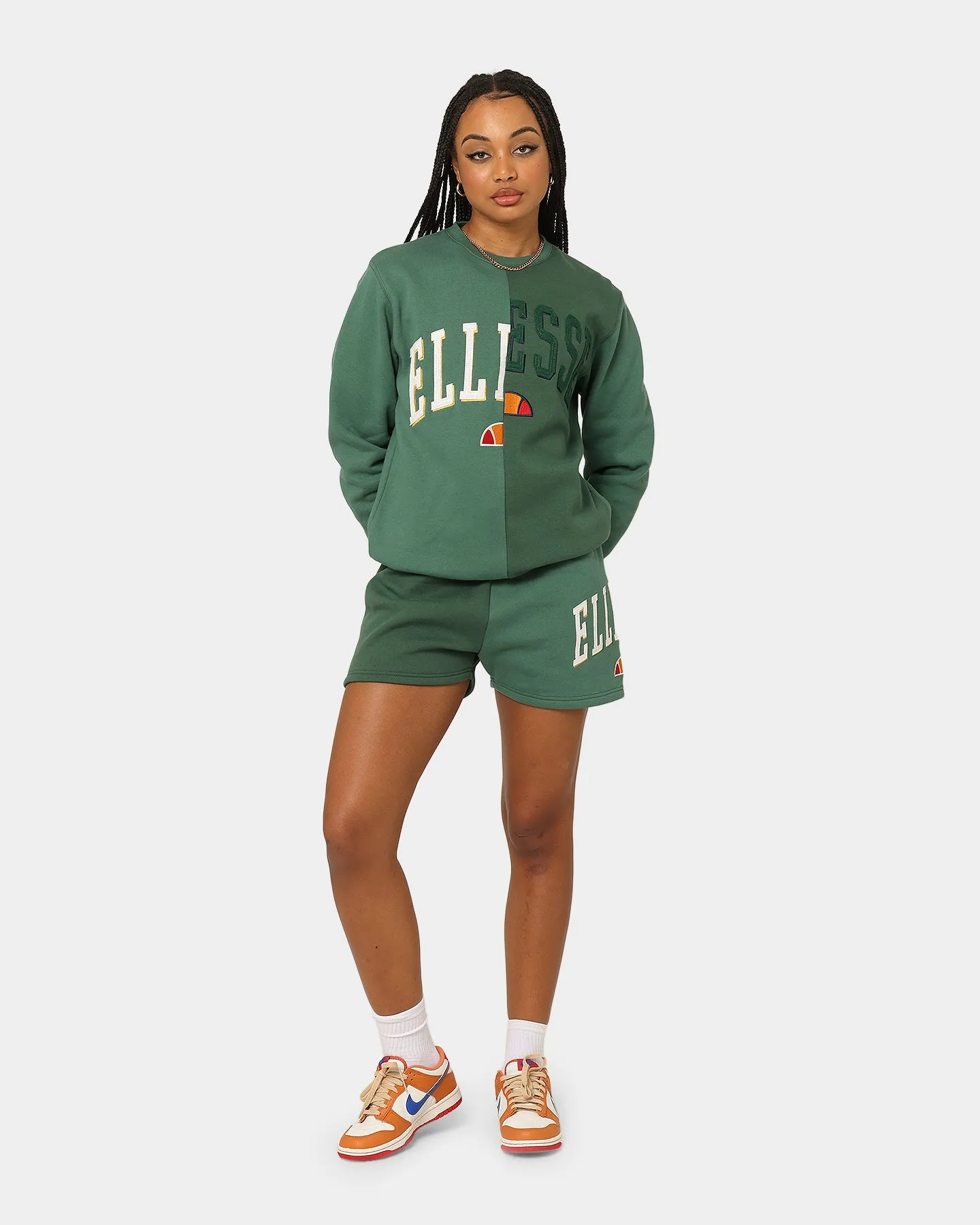 Ellesse Women's Meno Crewneck Dark Green