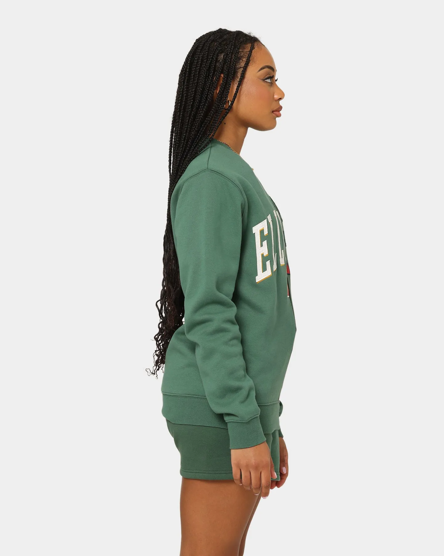 Ellesse Women's Meno Crewneck Dark Green