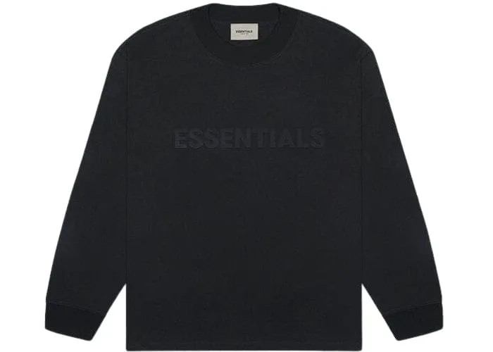 ESSENTIALS FOG 3D SILICON LONG SLEEVE BLACK