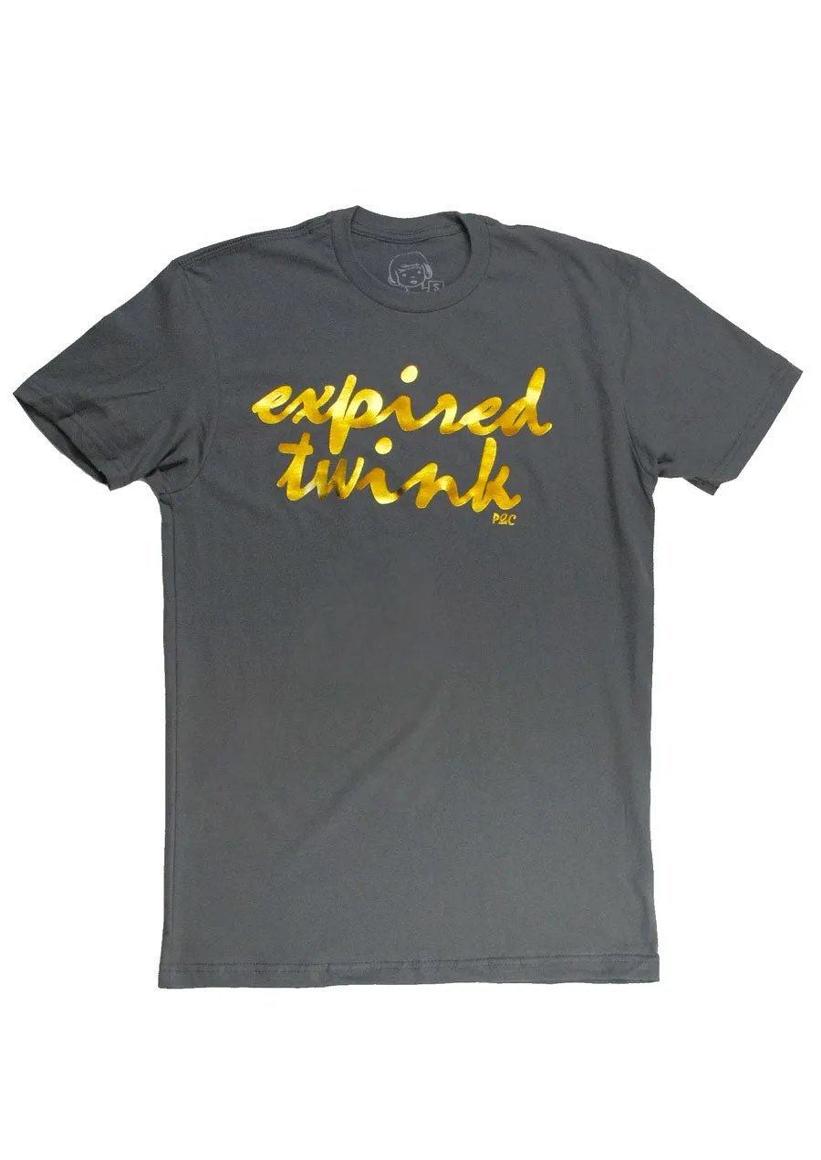 Expired Twink Gold Foil Tee (Grey)