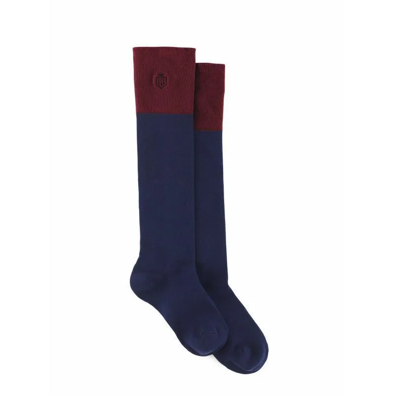 Fairfax & Favor Ladies Boot Socks (UK 4 - 8) - Burgundy