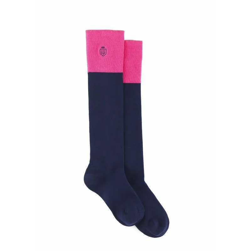 Fairfax & Favor Ladies Boot Socks (UK 4 - 8) - Pink