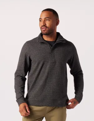 Fletcher 1/4 Zip: Black