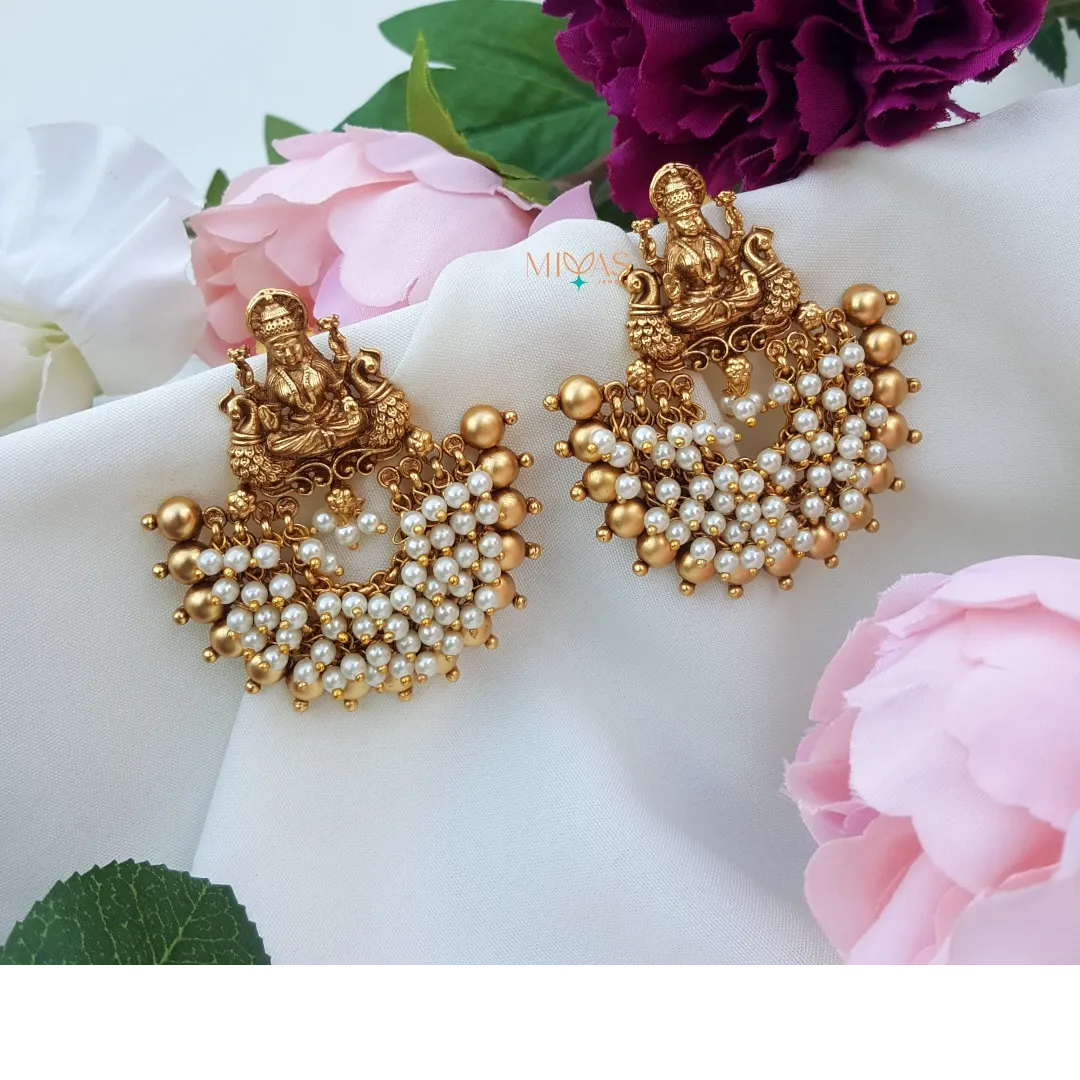 Gold Look Alike Lakshmi Bali Earring