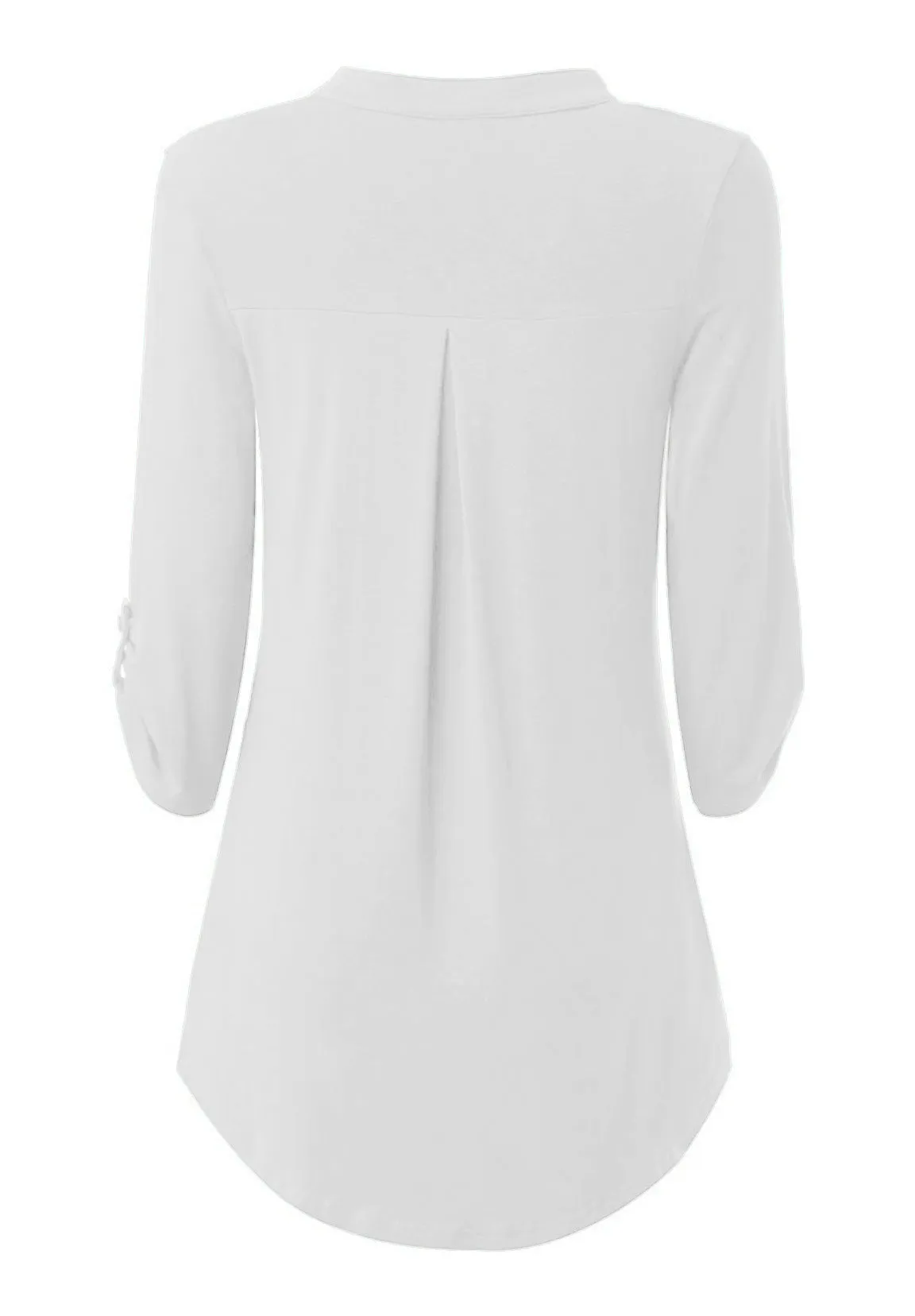 Haute Edition Women's 3/4 Sleeve Tunic Tops S-3X Solid. Plus size available.