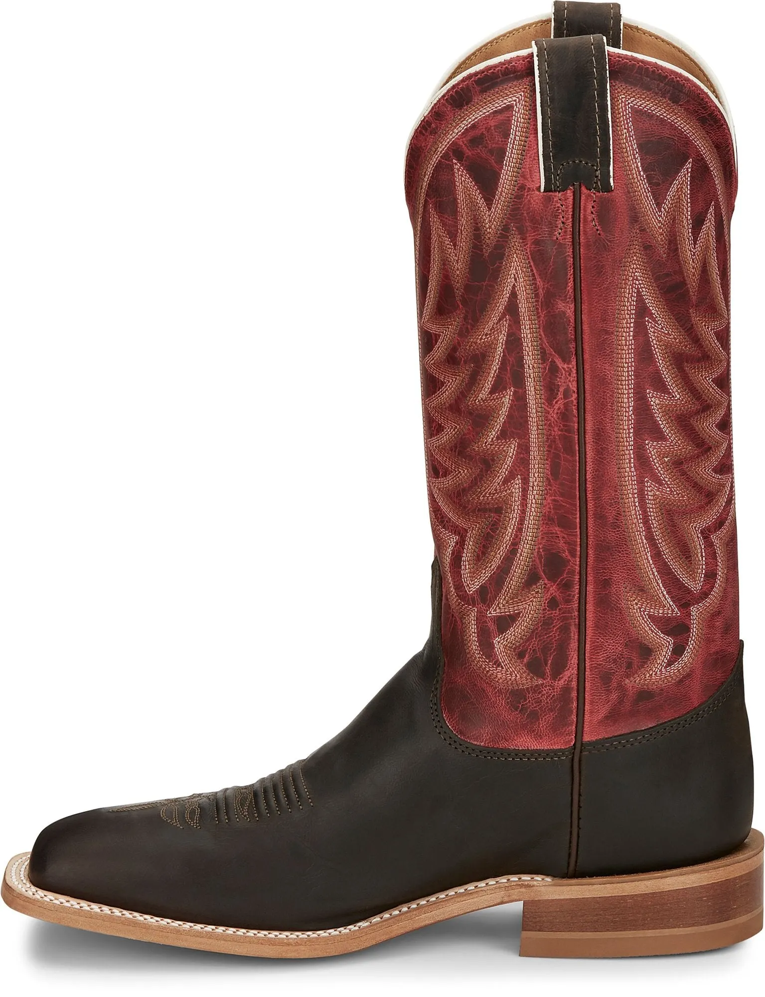 Justin® Men's Andrews Square Toe Cowboy Boots