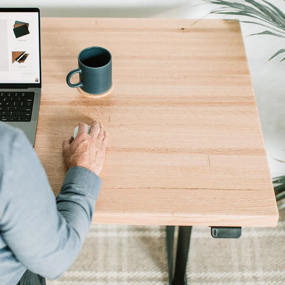 Lander Unsit Treadmill Desk - Butcher Block