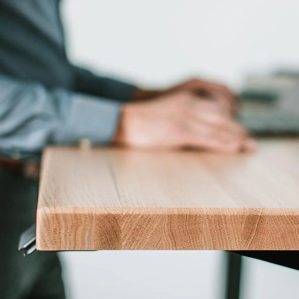 Lander Unsit Treadmill Desk - Butcher Block