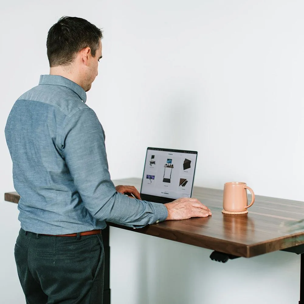 Lander Unsit Treadmill Desk - Butcher Block