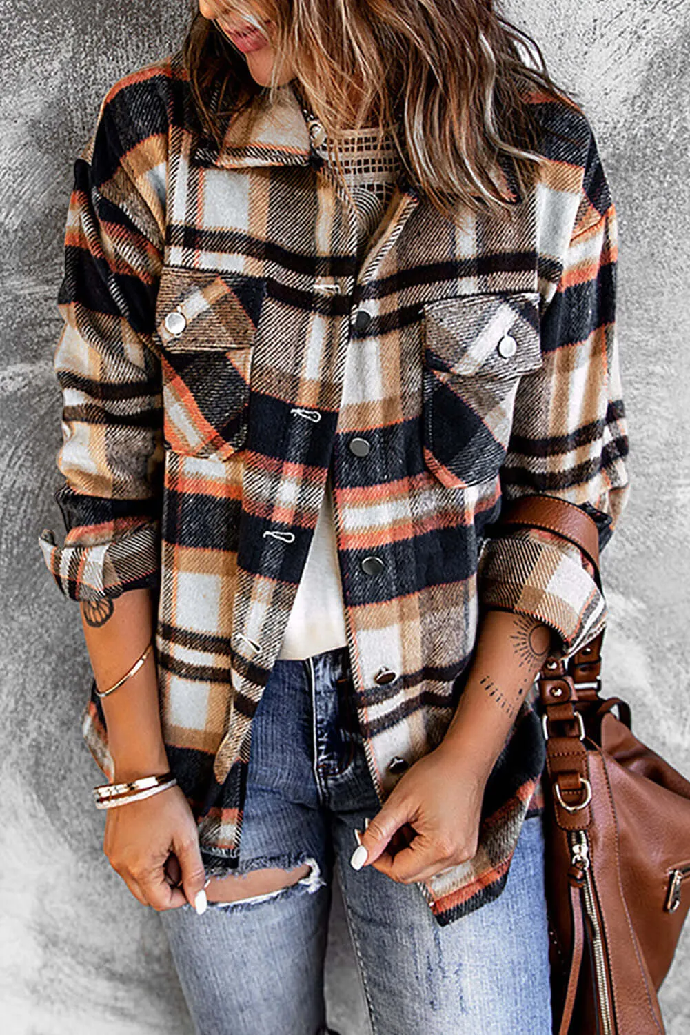 LAYERED LOOK SHACKET