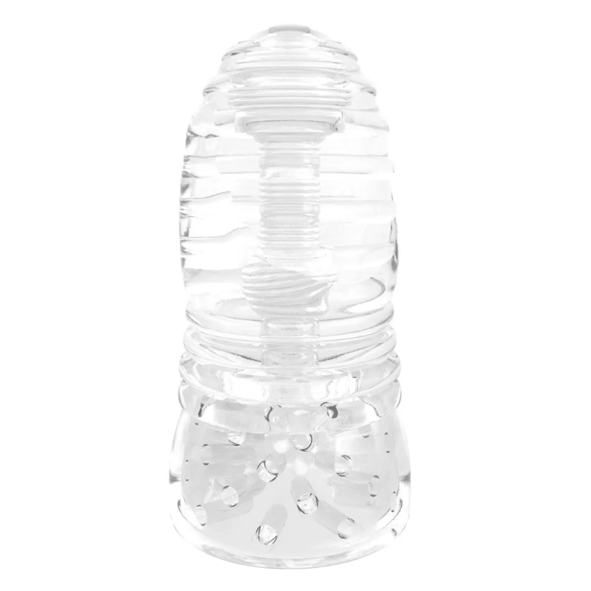 Me You Us Glacier Dual End Stroker Masturbator Clear