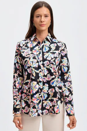 Meghan No Iron Night Blossoms Shirt