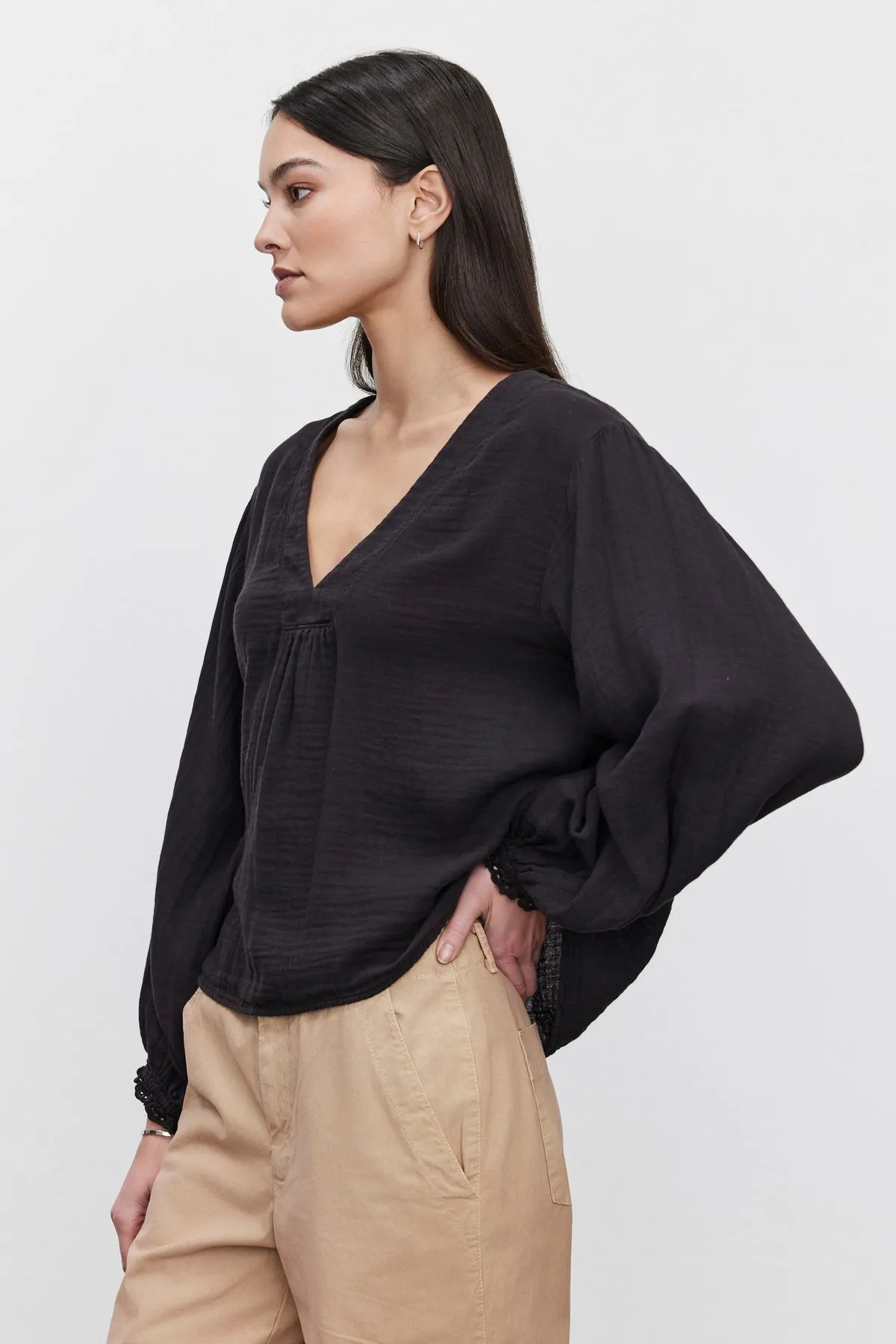 NAOMI COTTON GAUZE TOP