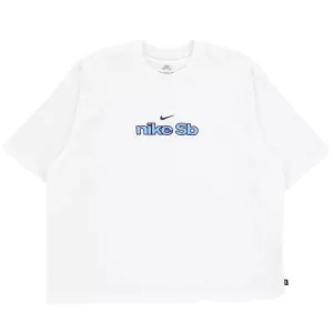 Nike SB Women's Embroidered Skate T-Shirt White