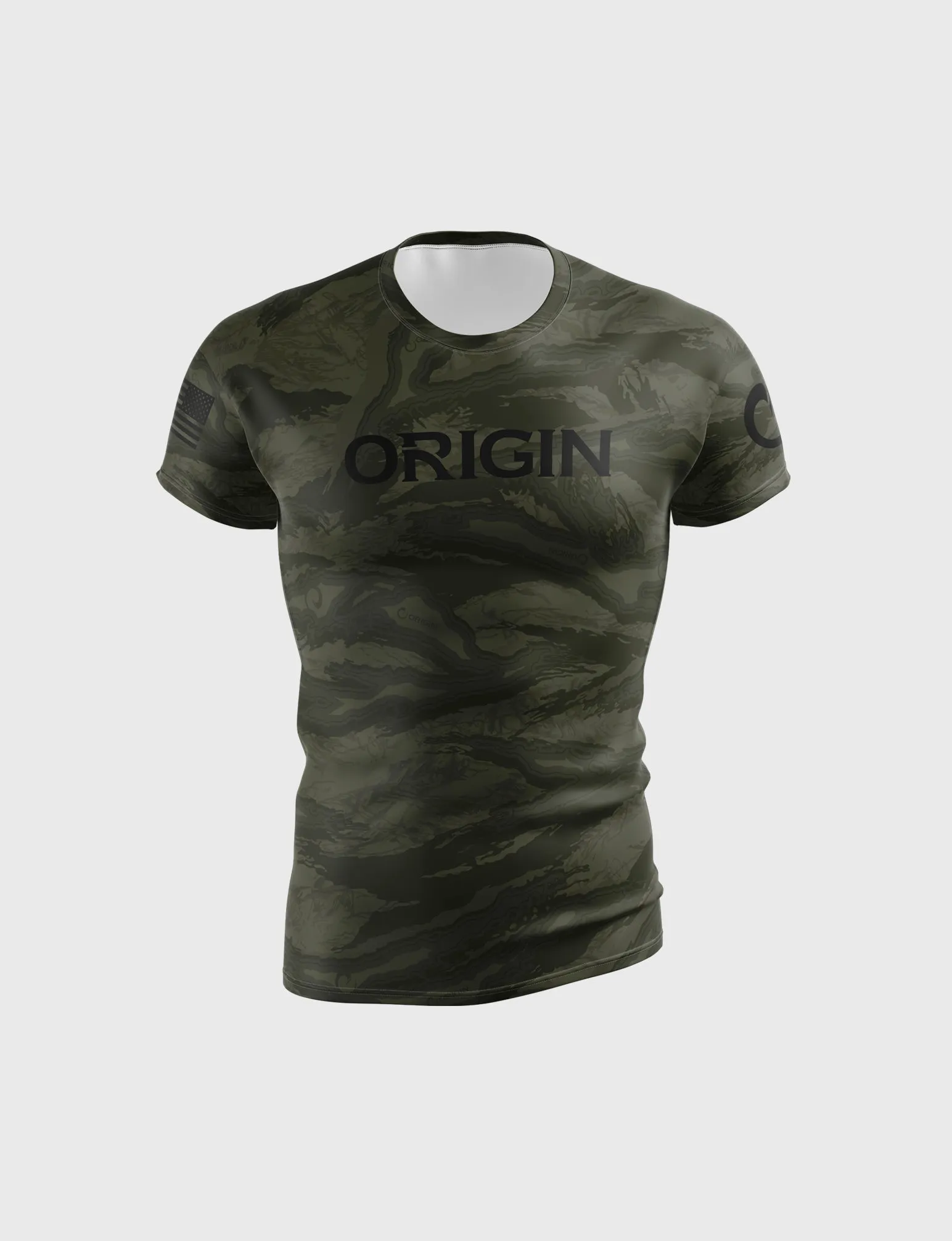 ORIGIN RAPTOR® CAMO PATRIOT SS COMFORT FIT RASHGUARD