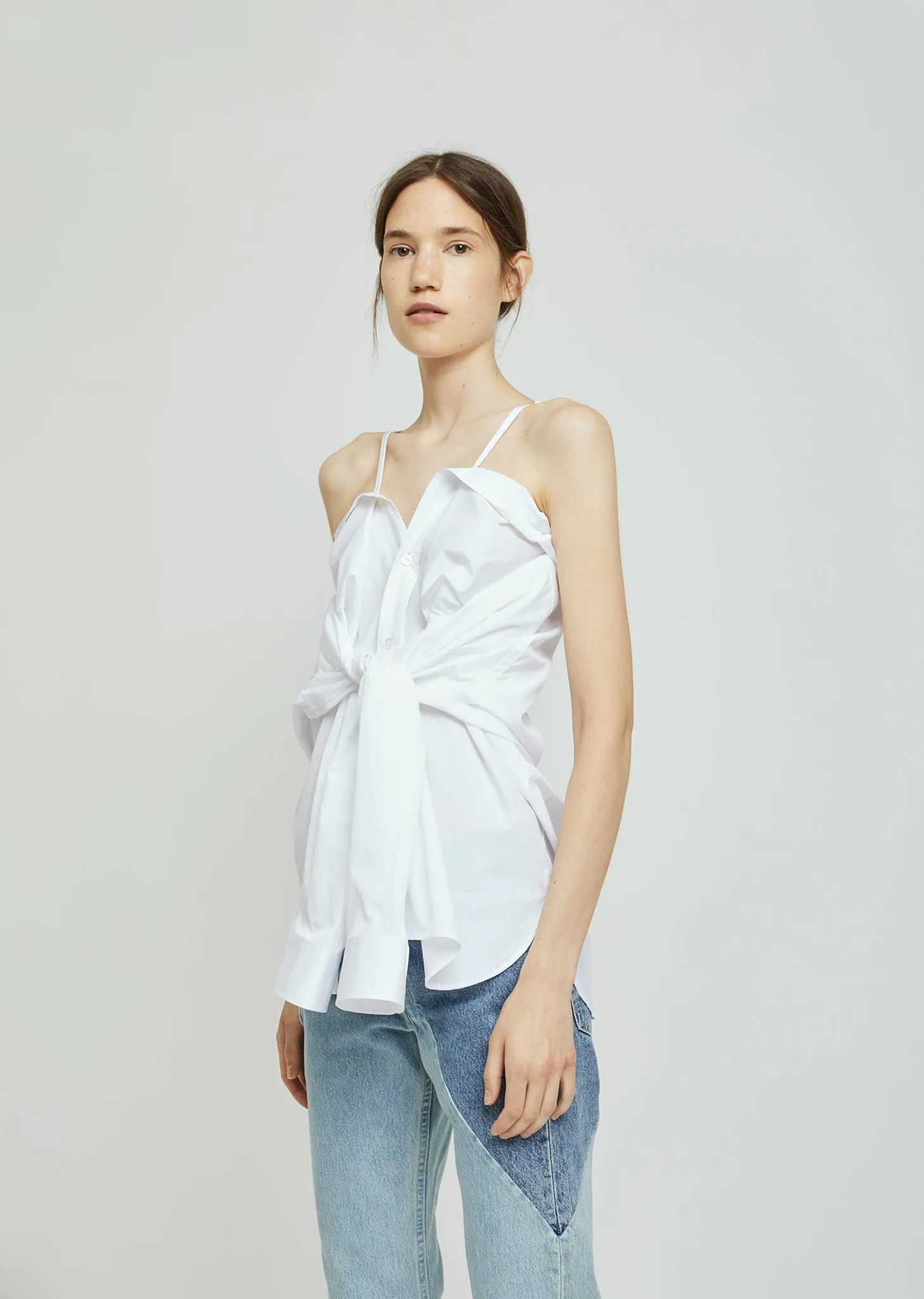 Oversized Poplin Button Down Shirt