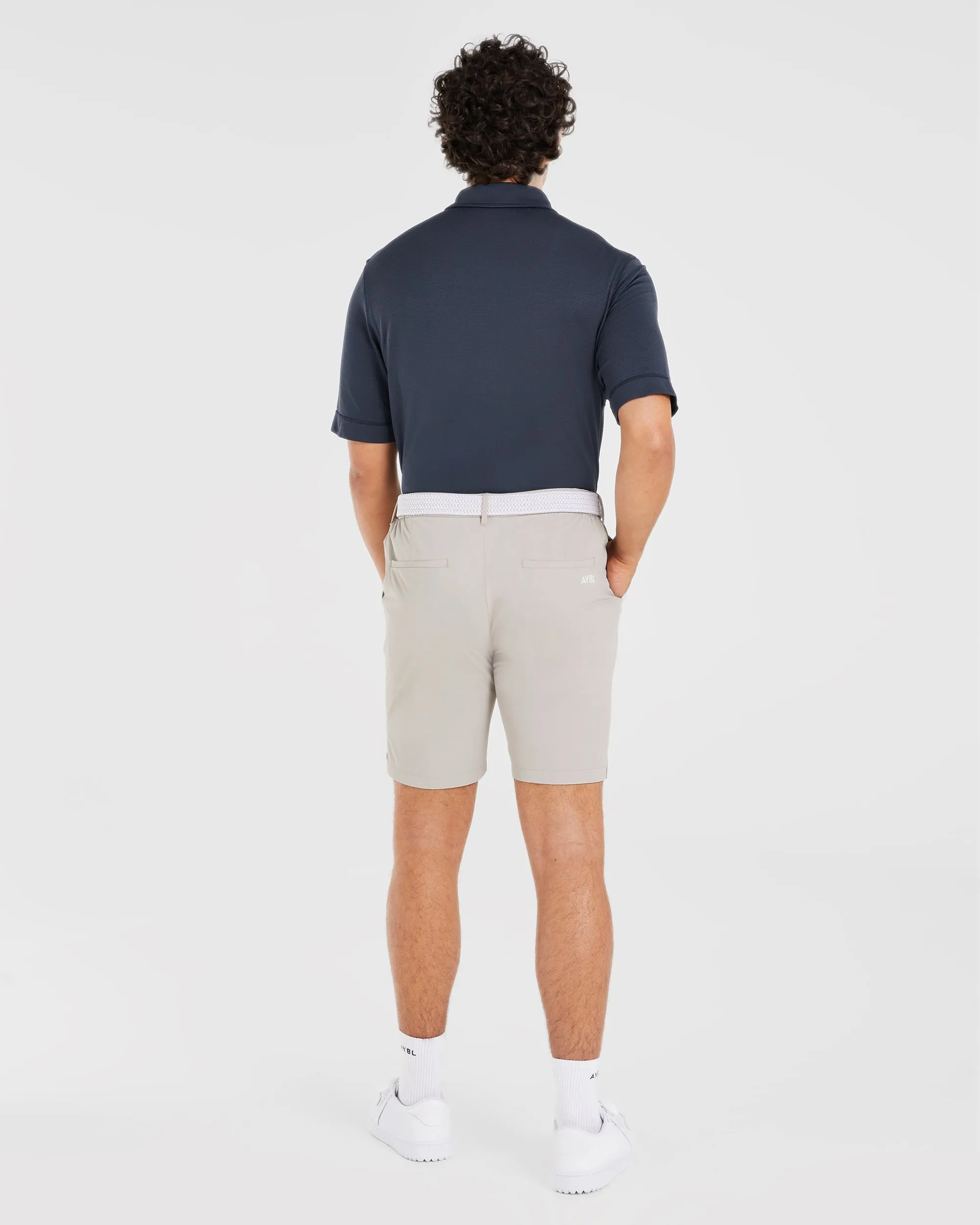 Performance Seamless Polo Shirt - Navy