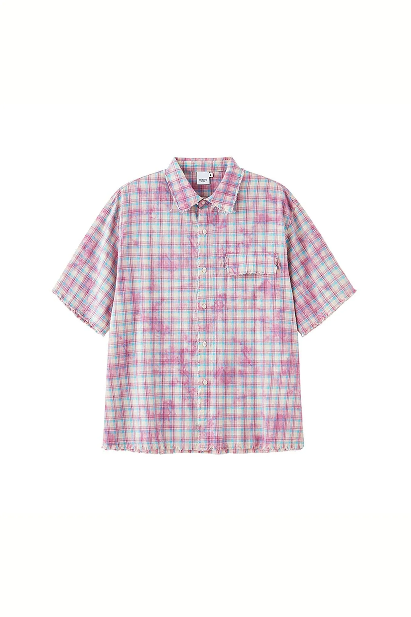 Plaid Short Sleeve Shirt