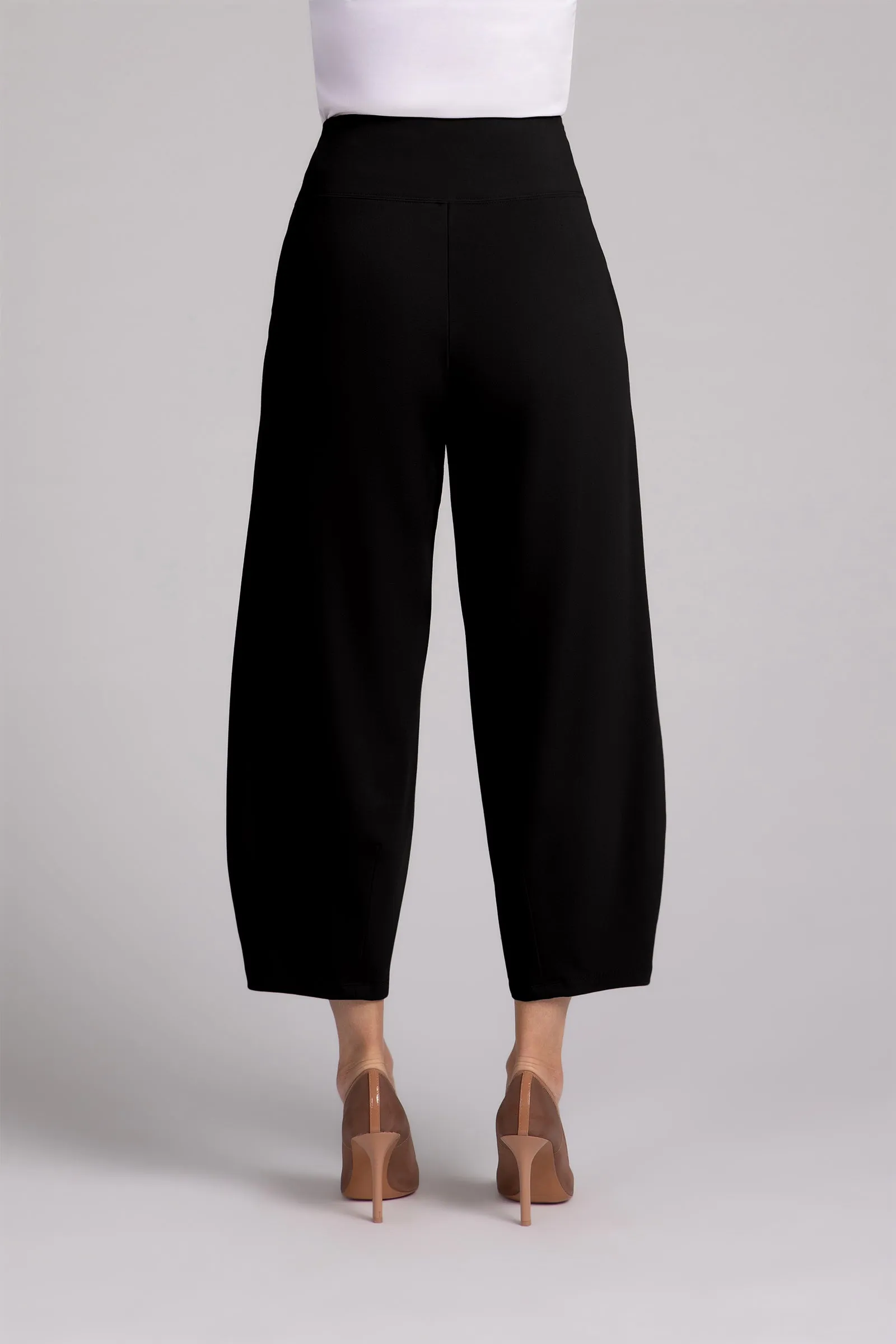 Ponte Narrow Lantern Pant | Black