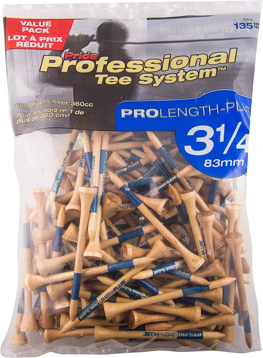 Pride Professional Tee System ProLength Golf Tees