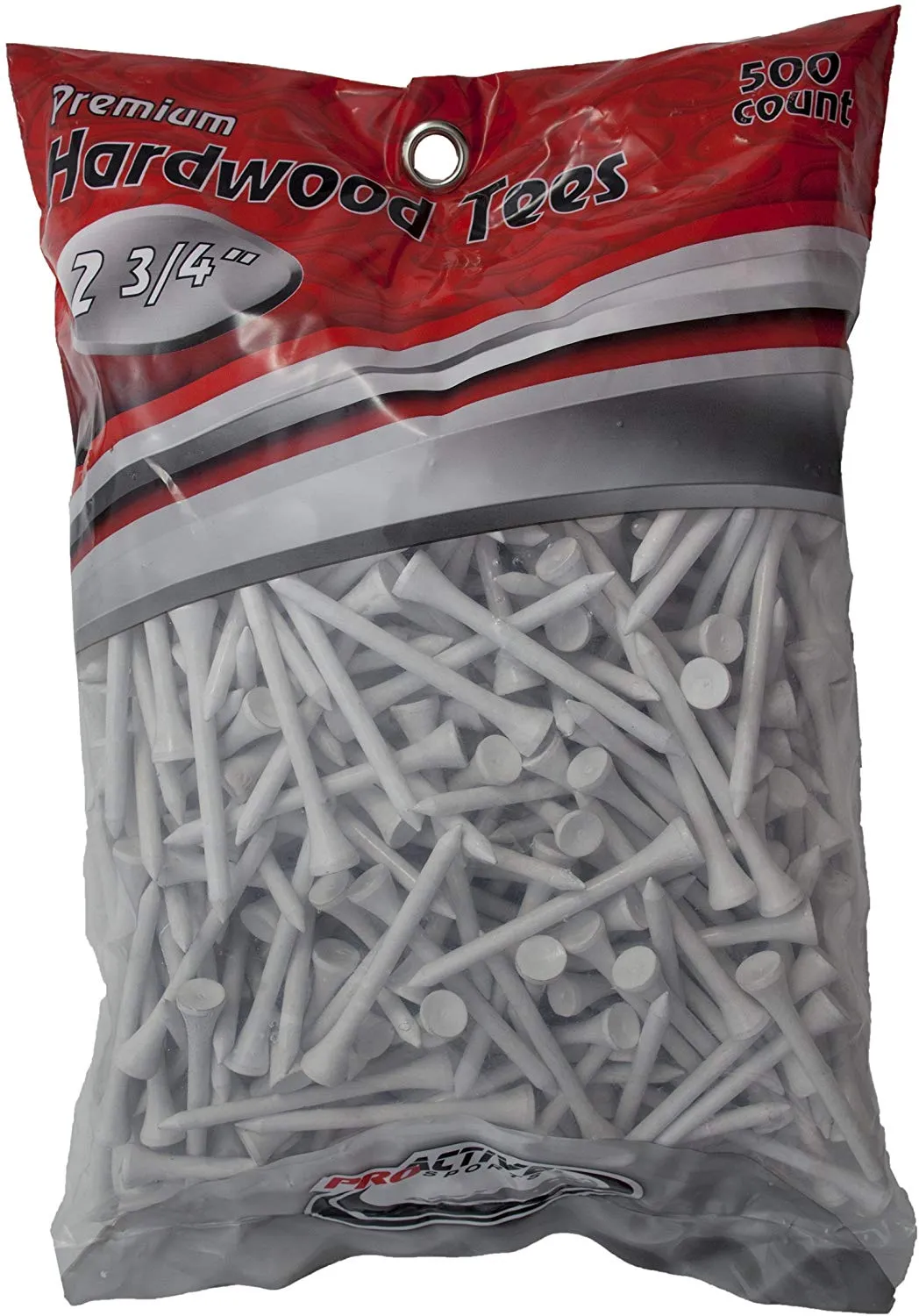 ProActive Premium Sports Hardwood Golf Tees 2.75 500 count