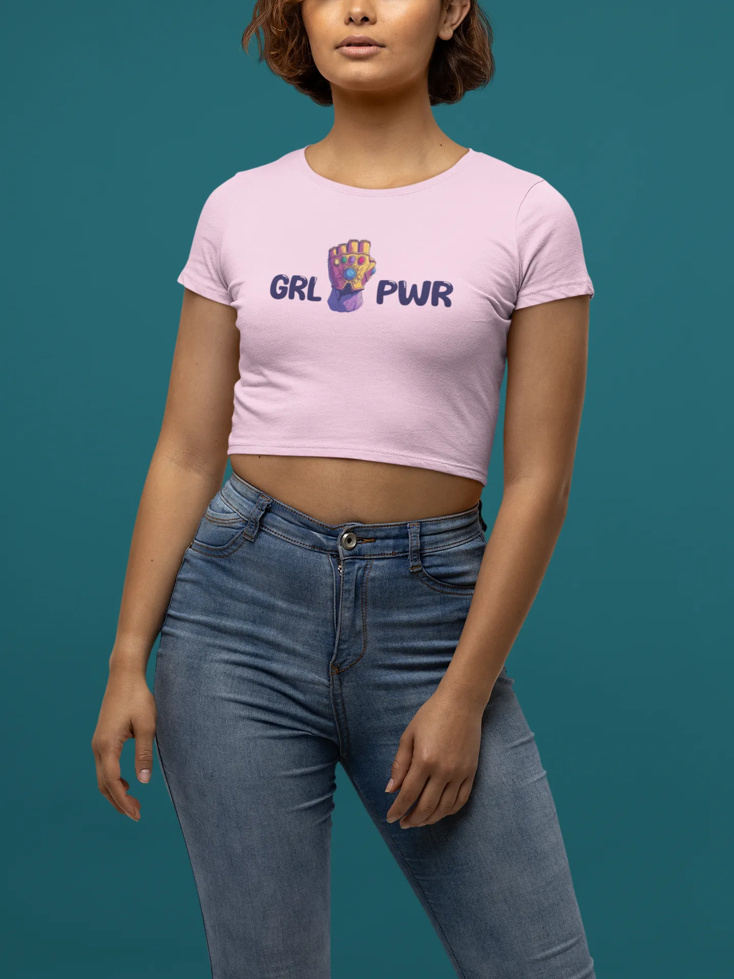 "Girl Power" Women's Crop top