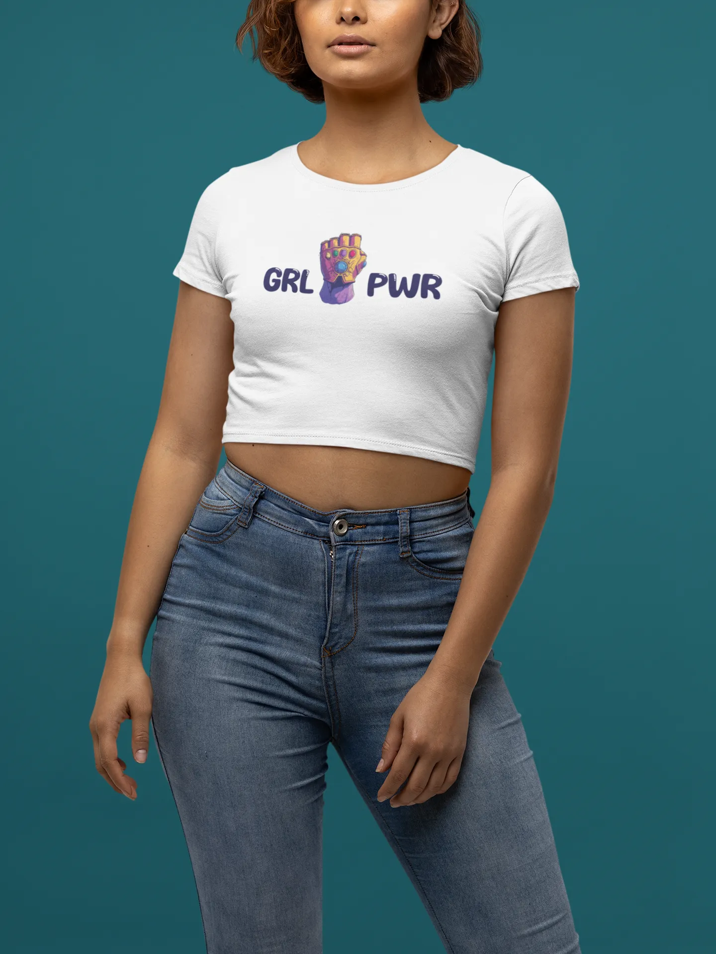 "Girl Power" Women's Crop top