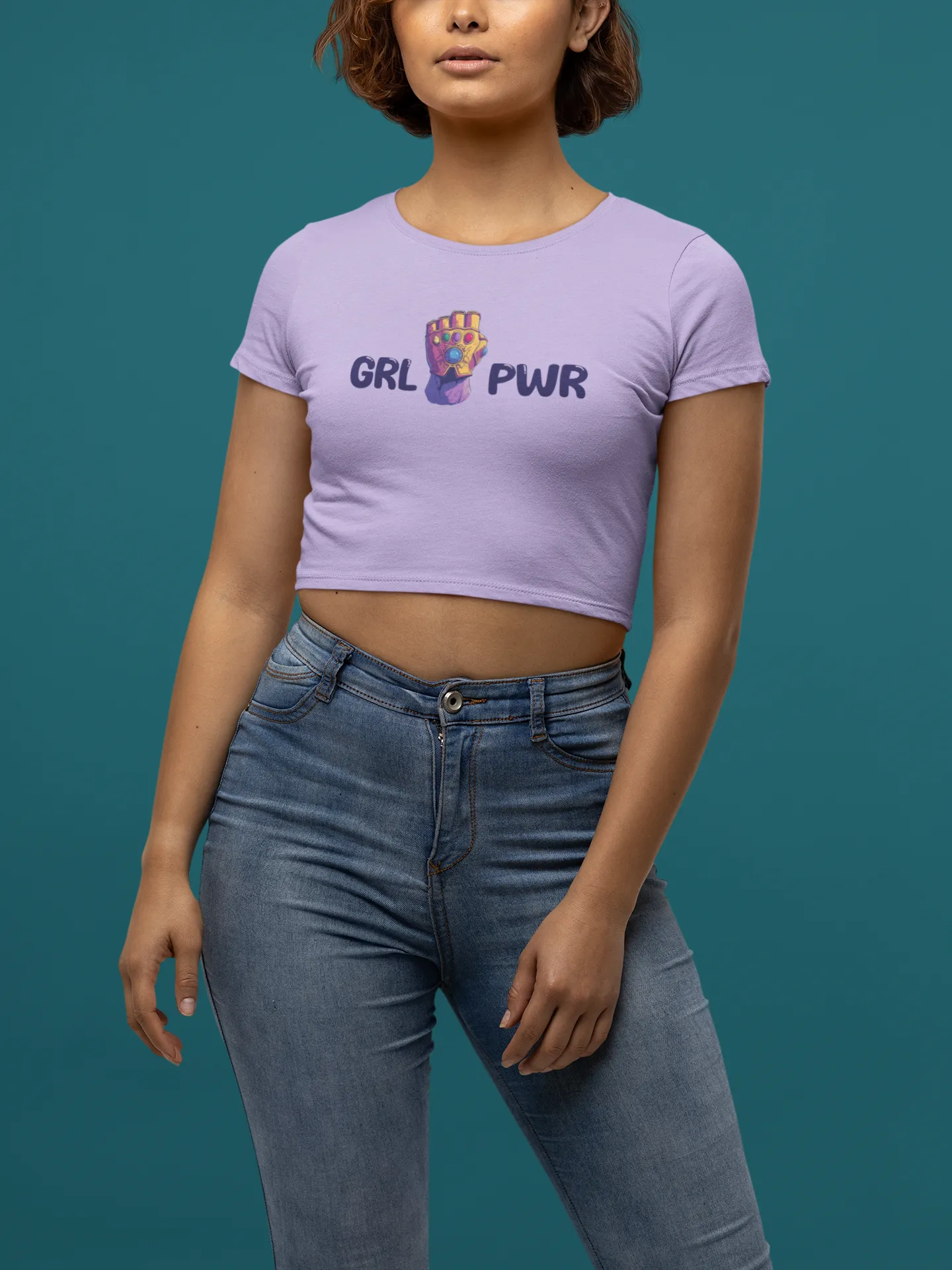 "Girl Power" Women's Crop top