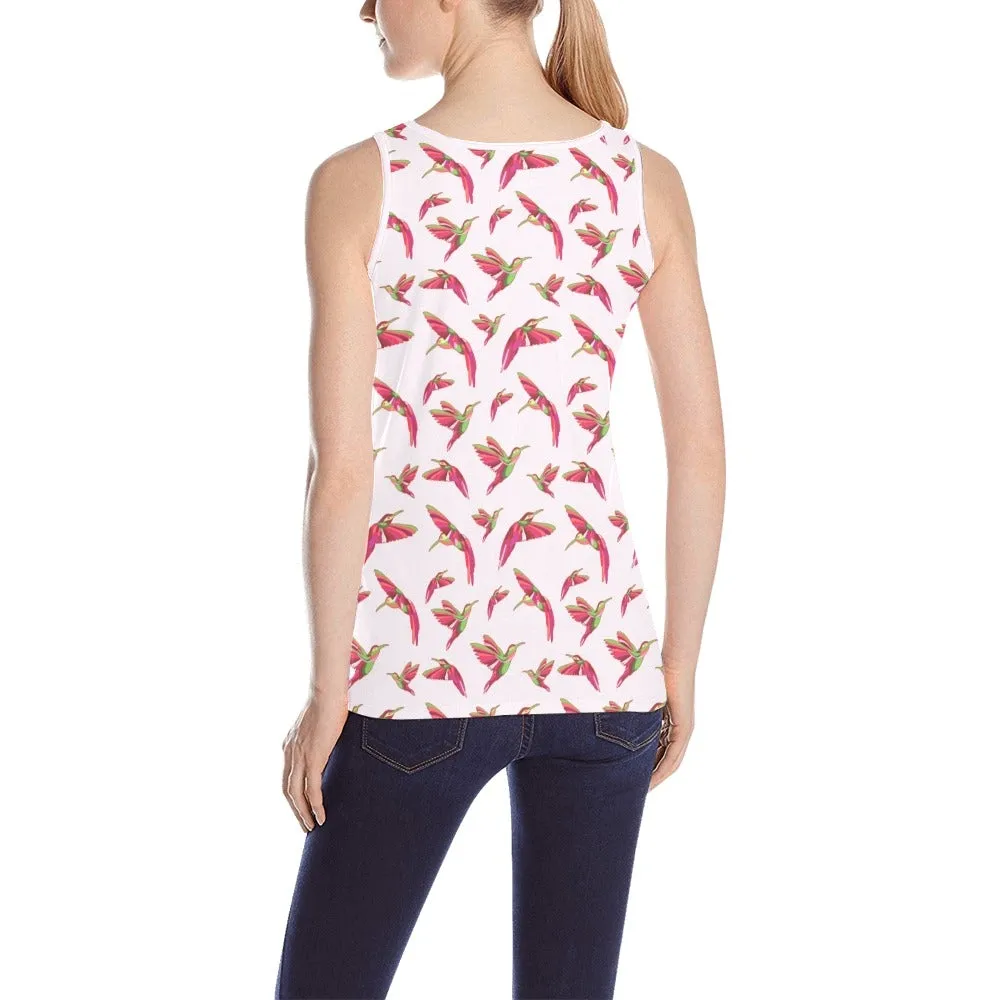 Red Swift Colourful Tank Top for Women