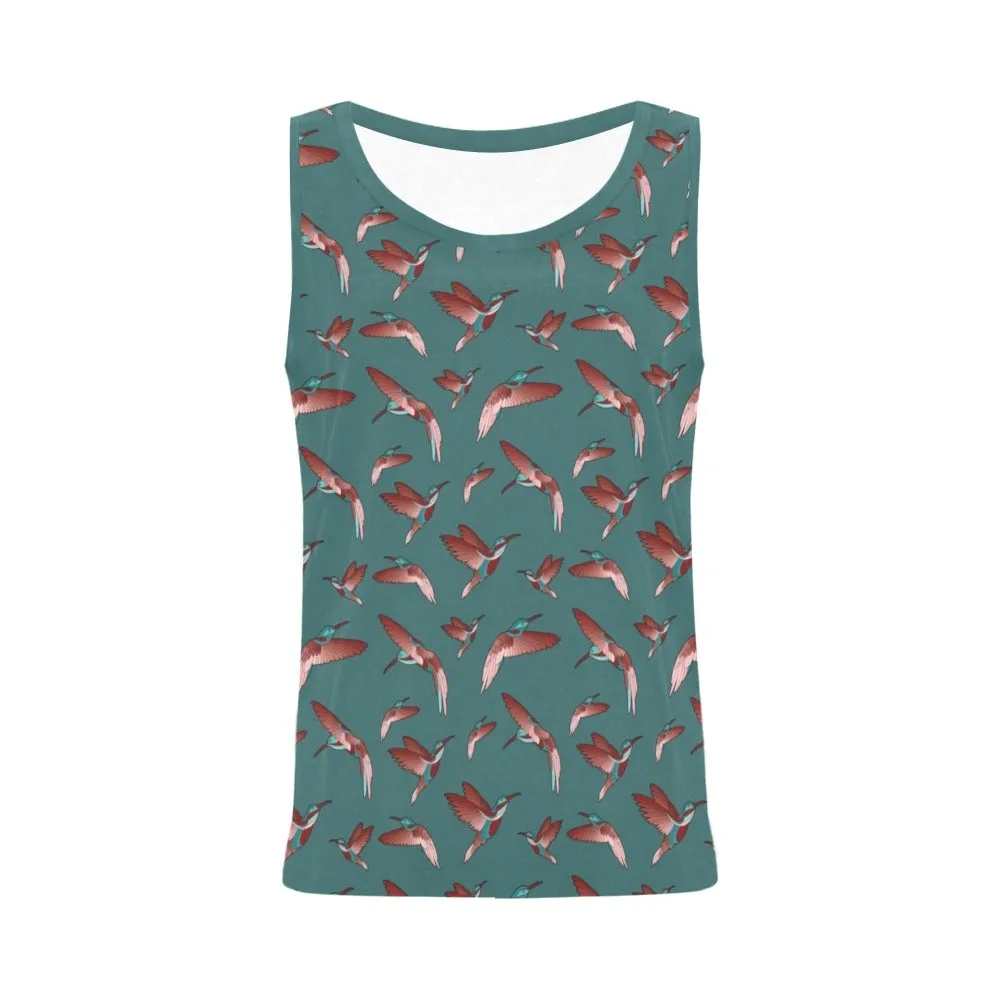 Red Swift Turquoise Tank Top for Women